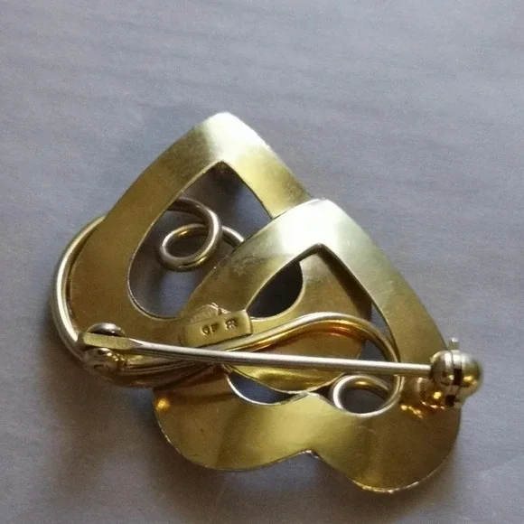 Heart  brooch - Picture 2 of 2